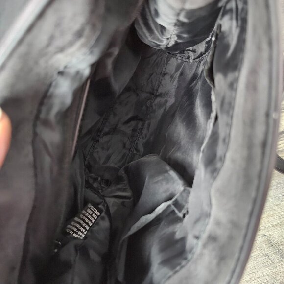 Franco Sarto Rex Tassel Saddle Gray Boho Crossbody Bag - Picture 8 of 15